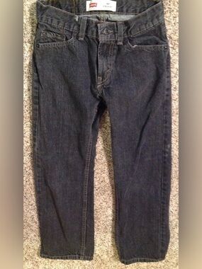 Levi's 505 Jeans Boys Size 10 Regular Black